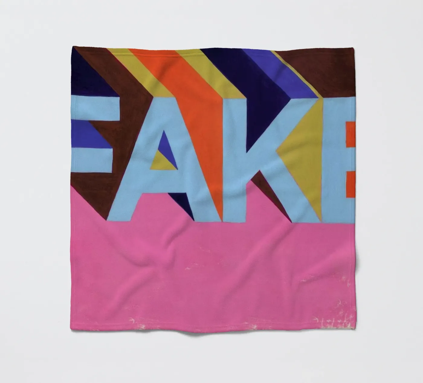 Fake fleecedeken van Famous When Dead