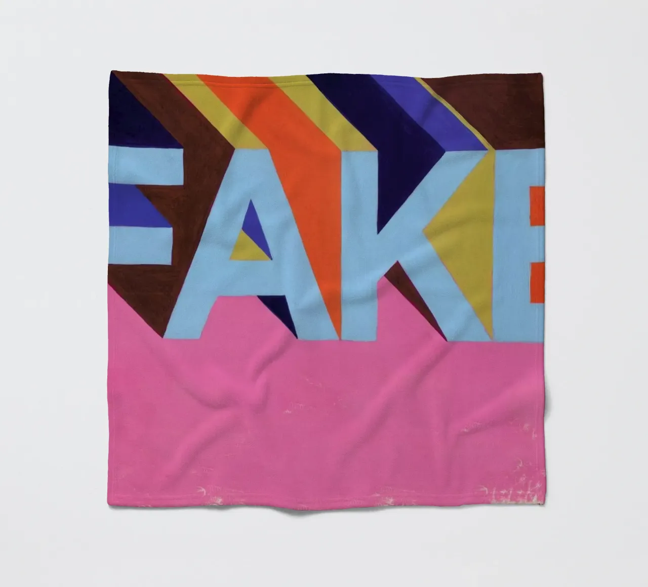 Fake Fleecedecke von Famous When Dead