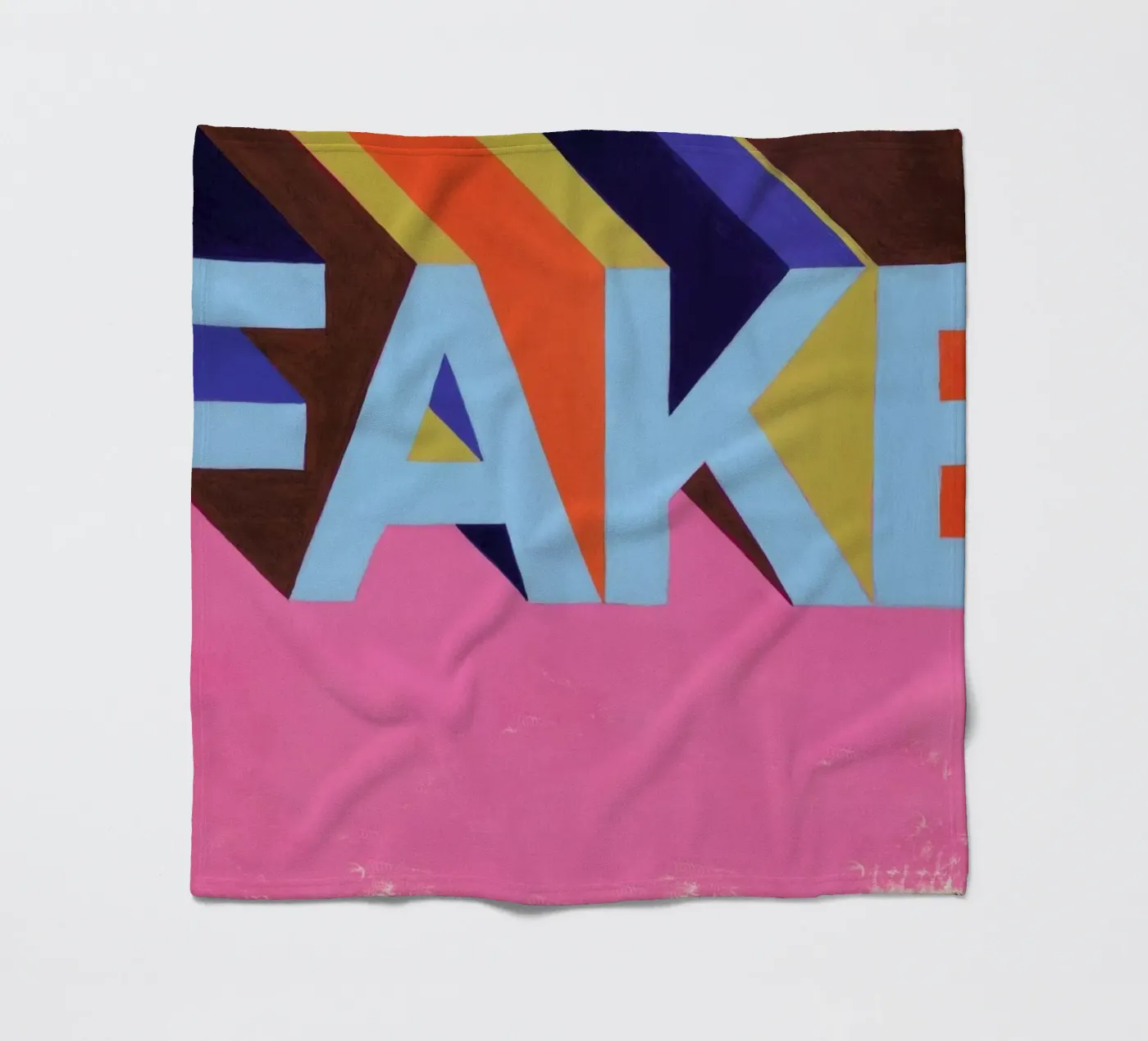 Fake fleecedeken van Famous When Dead