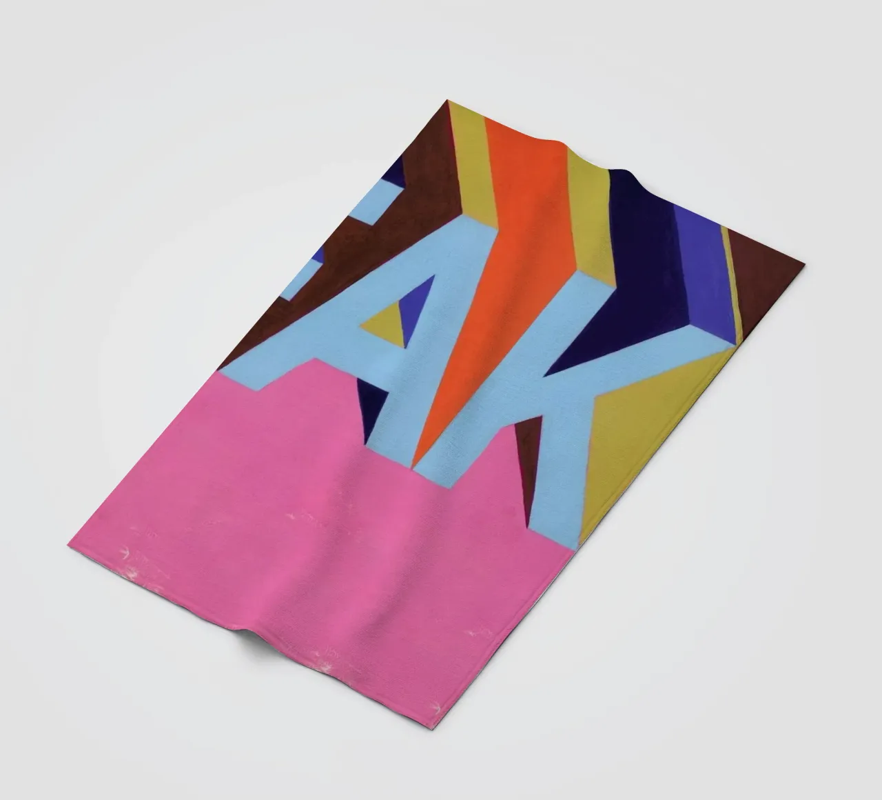 Fake Fleecedecke von Famous When Dead