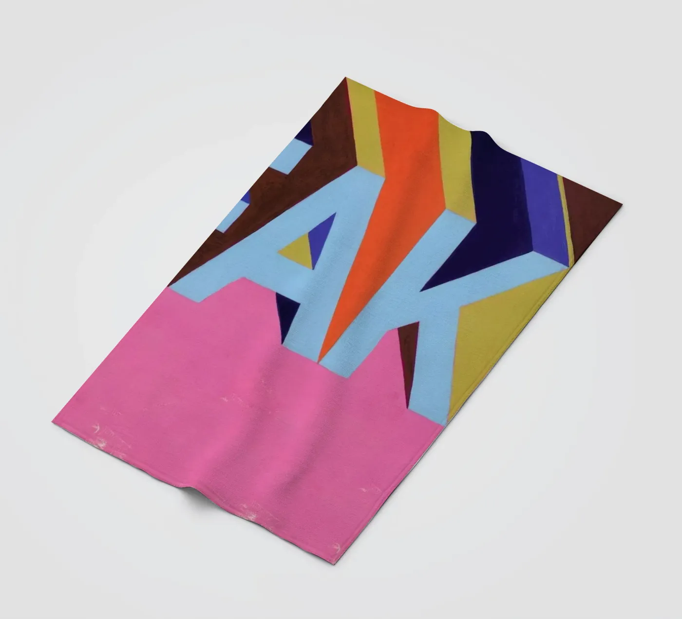 Fake fleecedeken van Famous When Dead