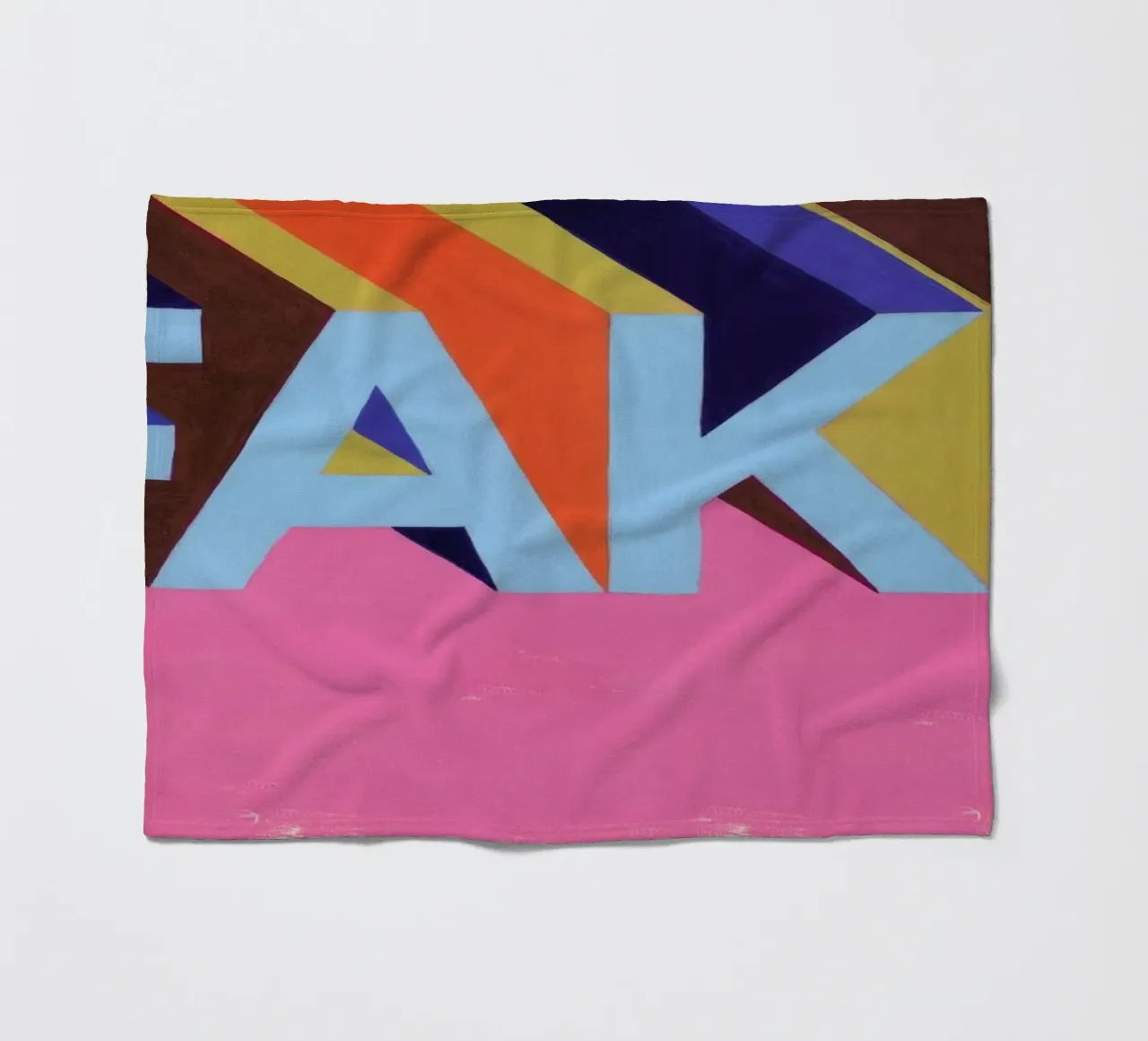 Fake Fleecedecke von Famous When Dead