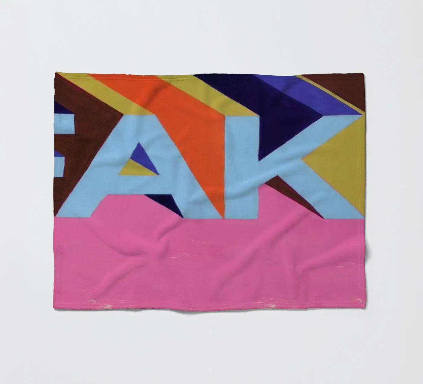 Fake fleecedeken van Famous When Dead