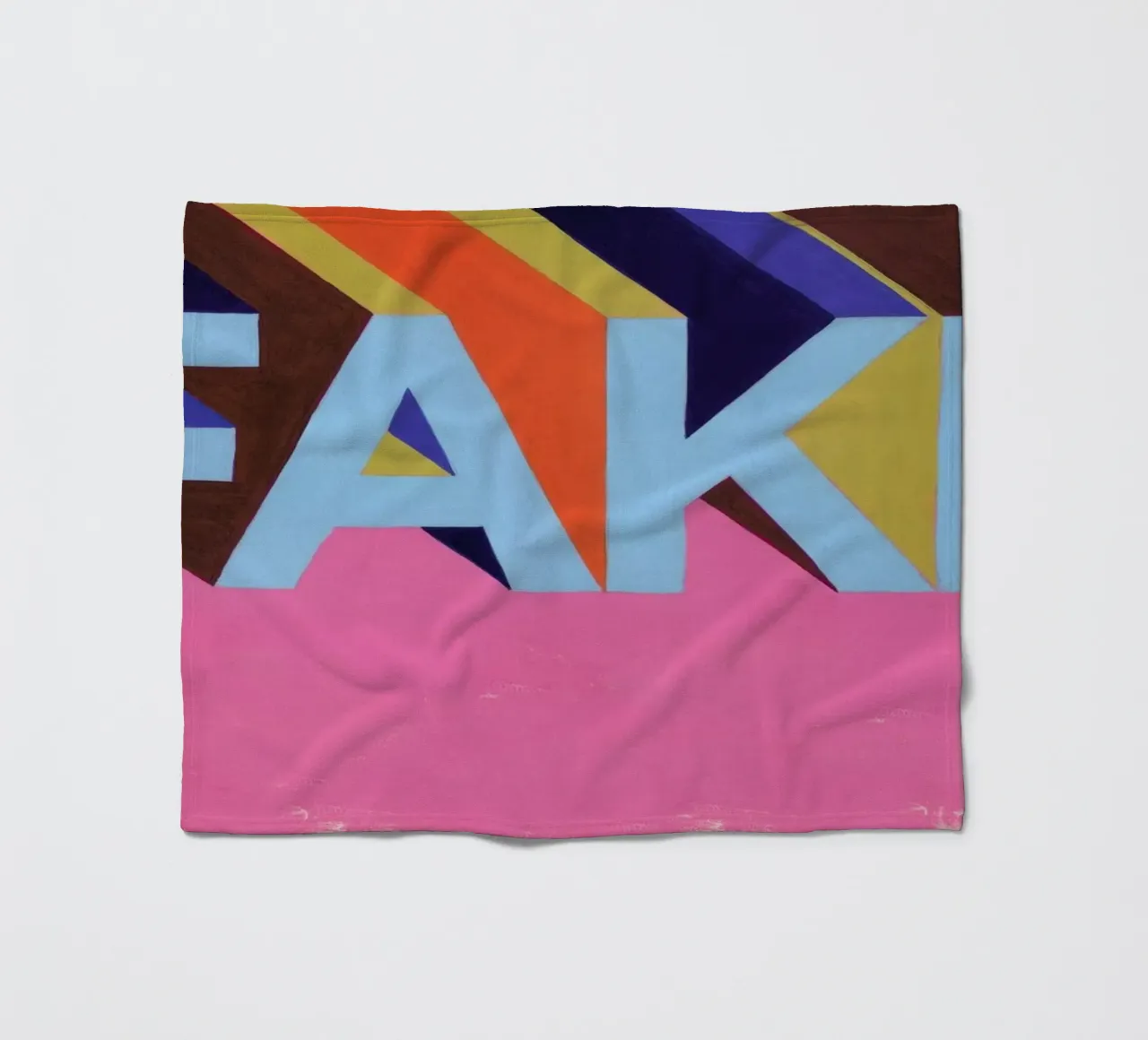 Fake Fleecedecke von Famous When Dead