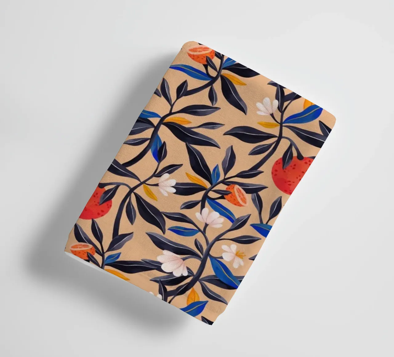 Flaming Garden - Oranges Pattern towel by The Artcircle