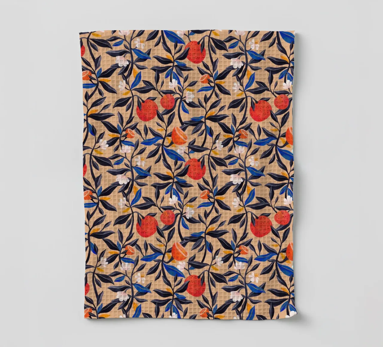 Flaming Garden - Motif Oranges torchon de The Artcircle