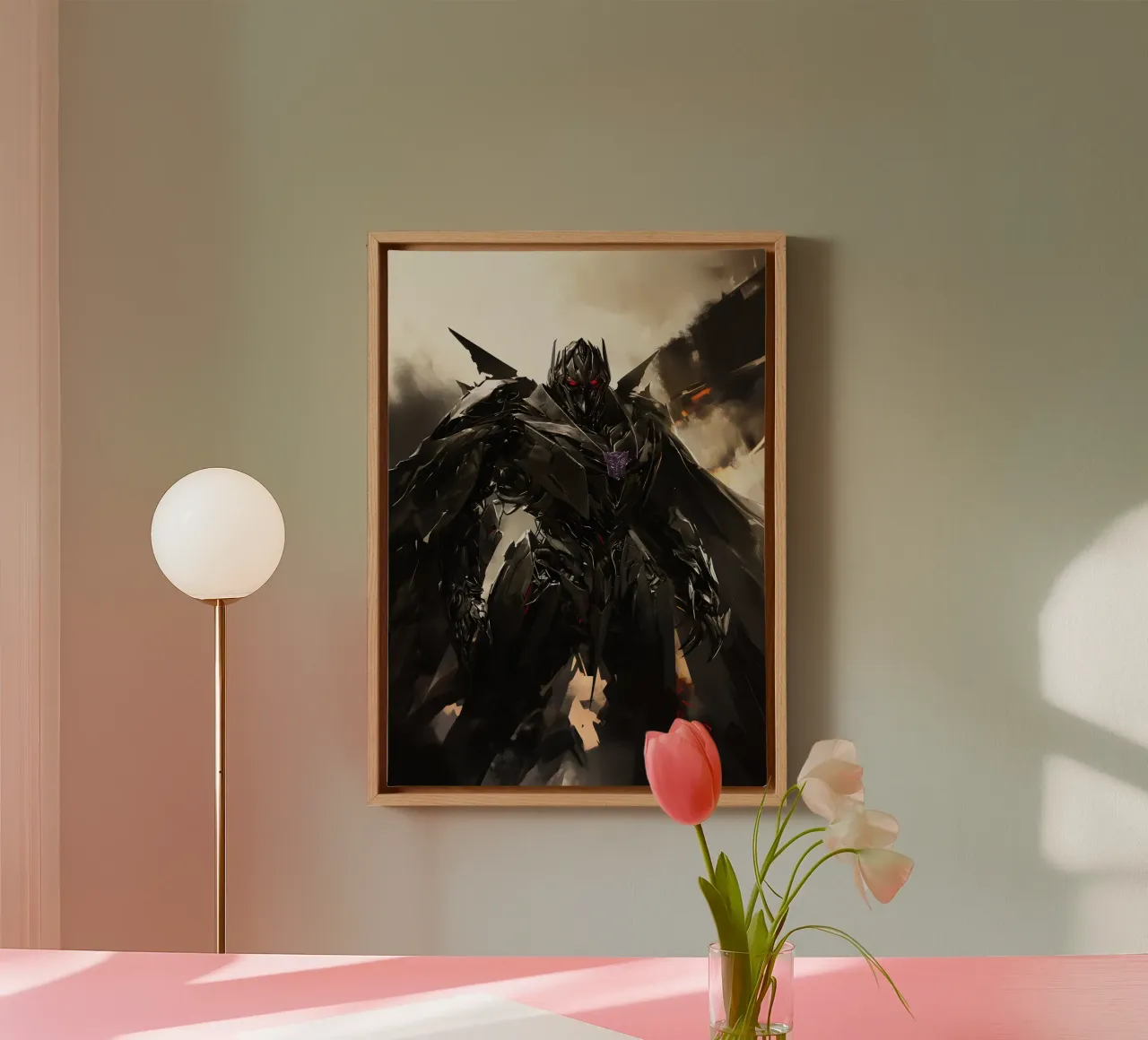 Megatron tela con Cornice a cassetta da FreeArtStudio