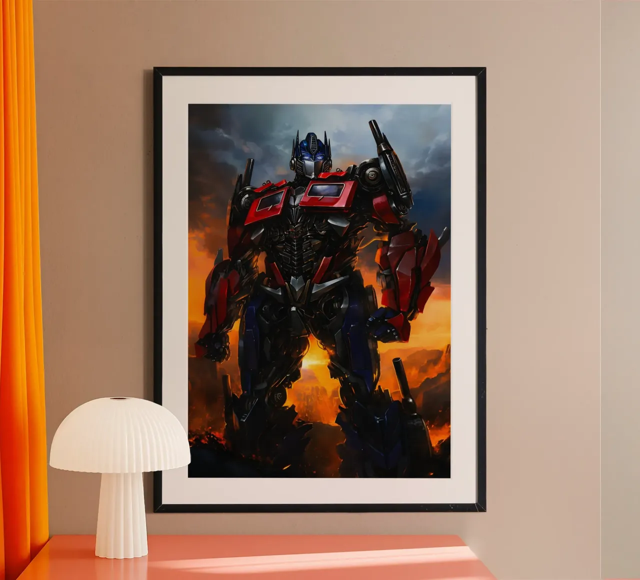 Optimus Prime hahnemühle van FreeArtStudio