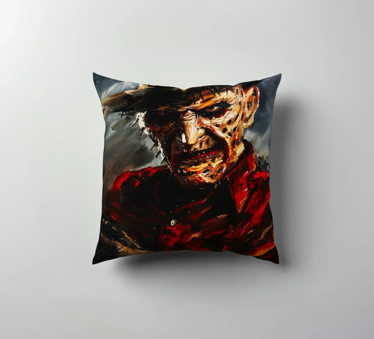 Freddy Krueger From A Nightmare on Elm Street cuscino da FreeArtStudio