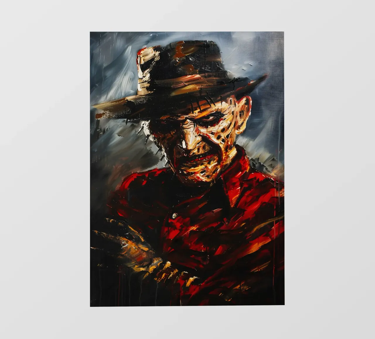 Freddy Krueger From A Nightmare on Elm Street pellicola backlit da FreeArtStudio