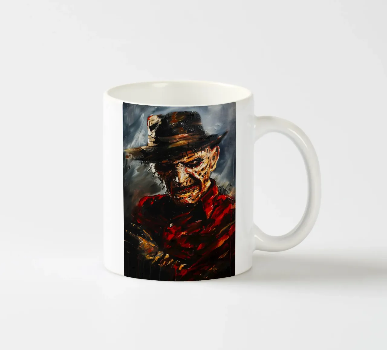 Freddy Krueger From A Nightmare on Elm Street tazza in ceramica da FreeArtStudio