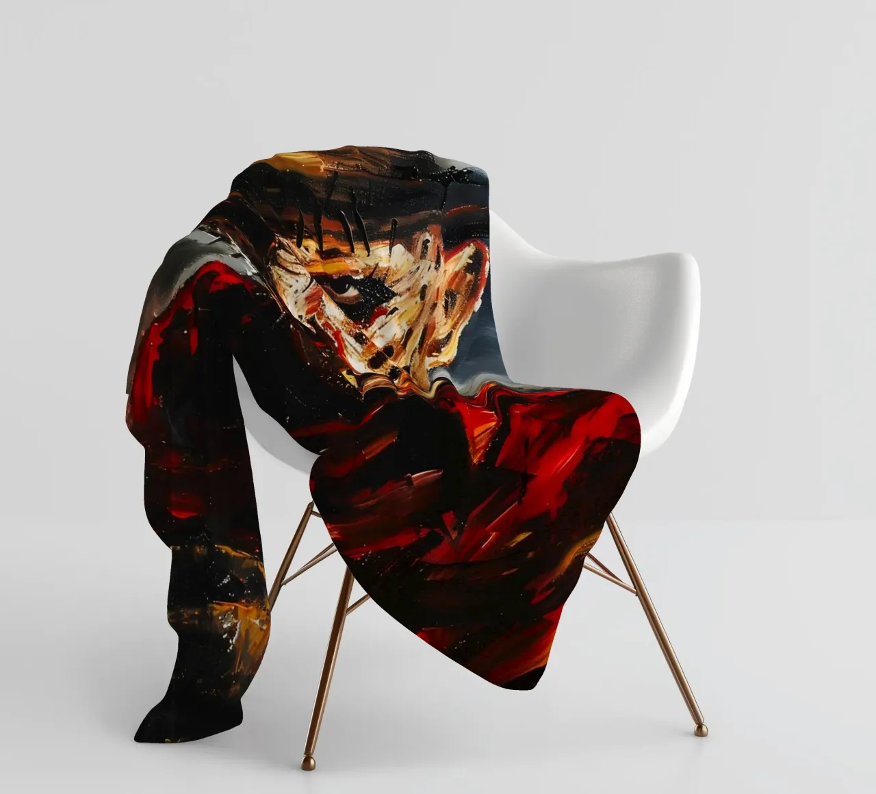 Freddy Krueger From A Nightmare on Elm Street coperta in pile da FreeArtStudio