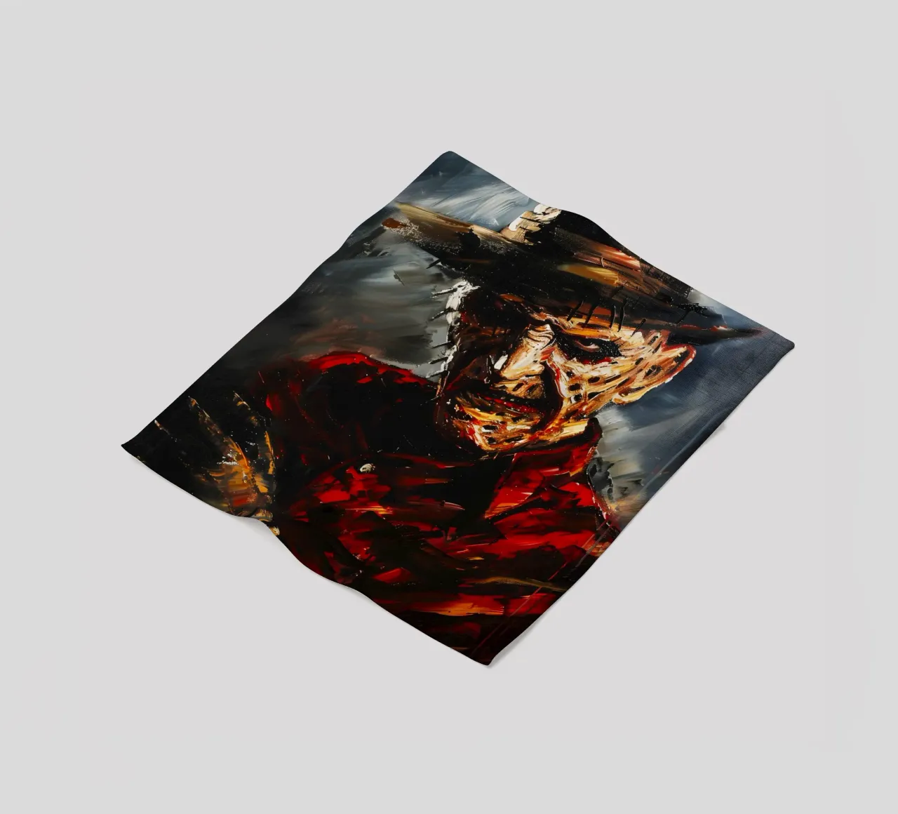 Freddy Krueger From A Nightmare on Elm Street coperta in pile da FreeArtStudio