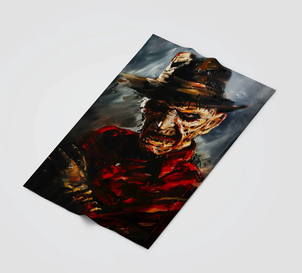 Freddy Krueger From A Nightmare on Elm Street coperta in pile da FreeArtStudio