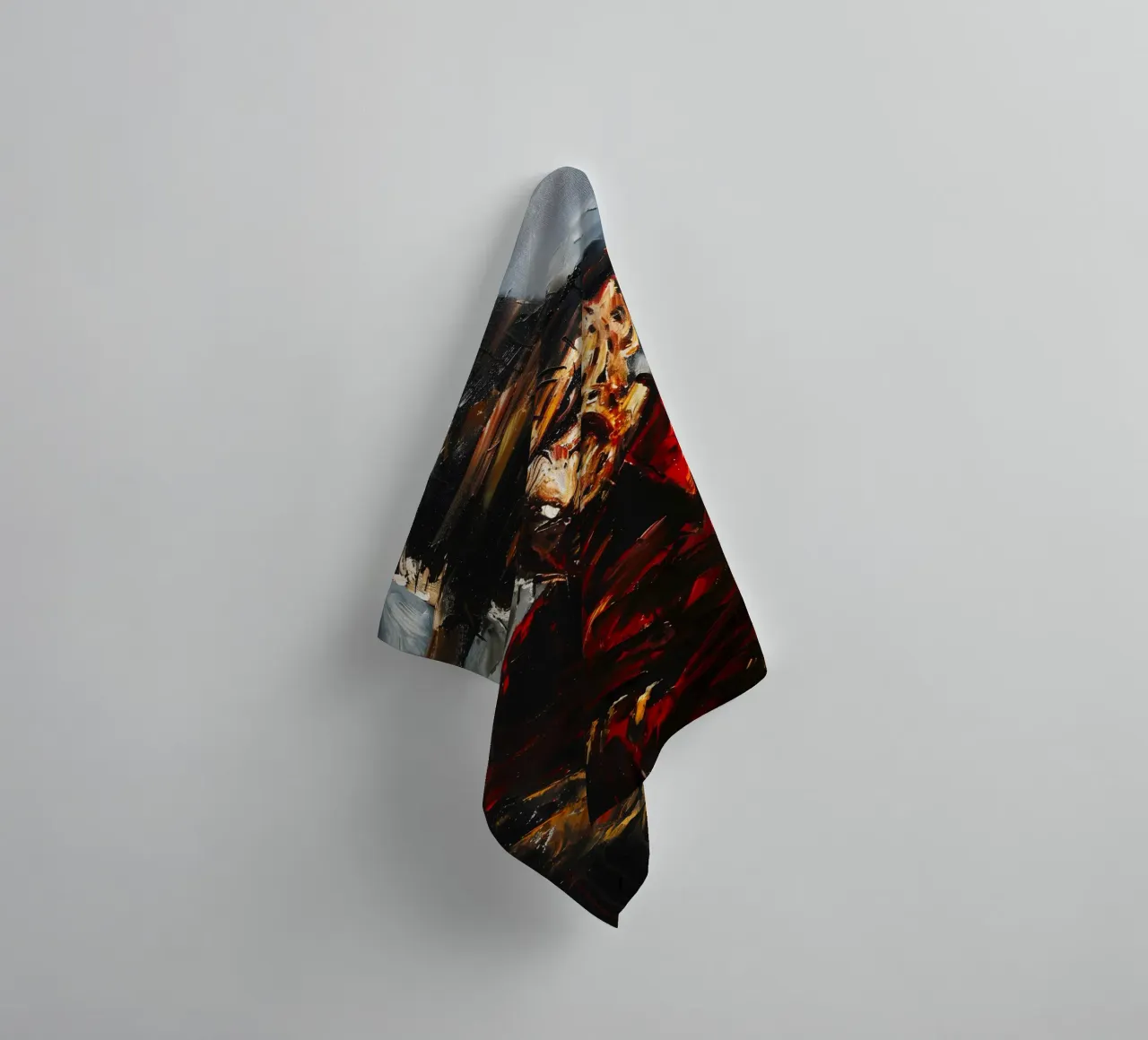 Freddy Krueger From A Nightmare on Elm Street toalla de baño de FreeArtStudio
