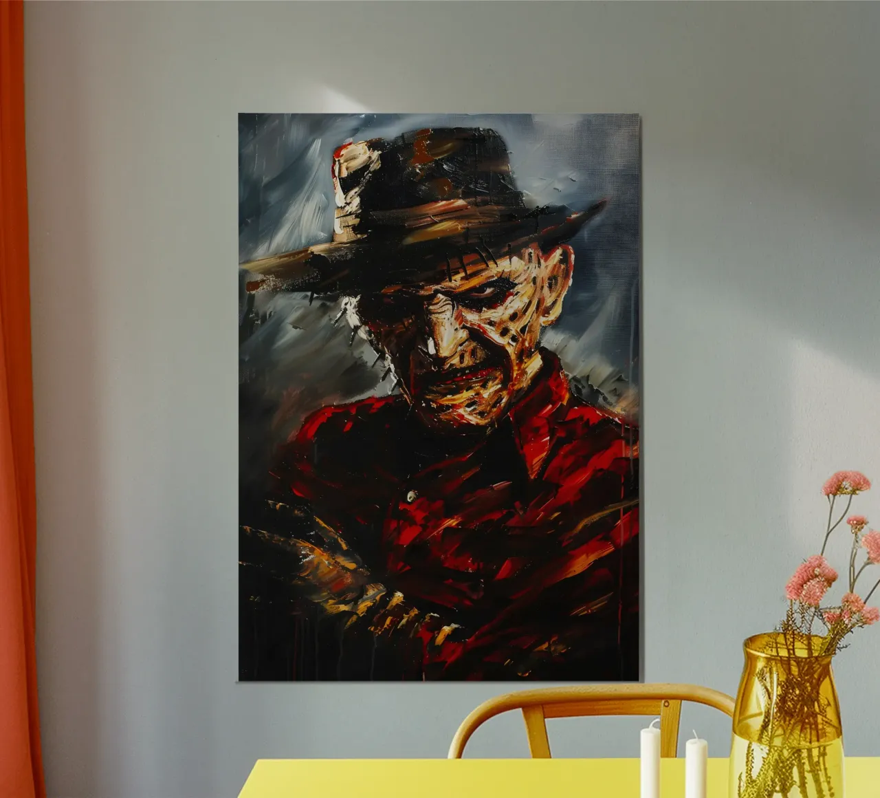 Freddy Krueger From A Nightmare on Elm Street forex plate by FreeArtStudio