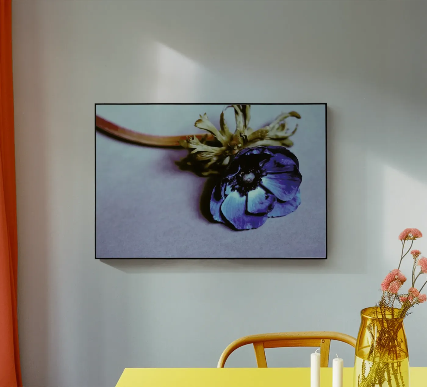 Fleur plexiglas de Morgan Kendall