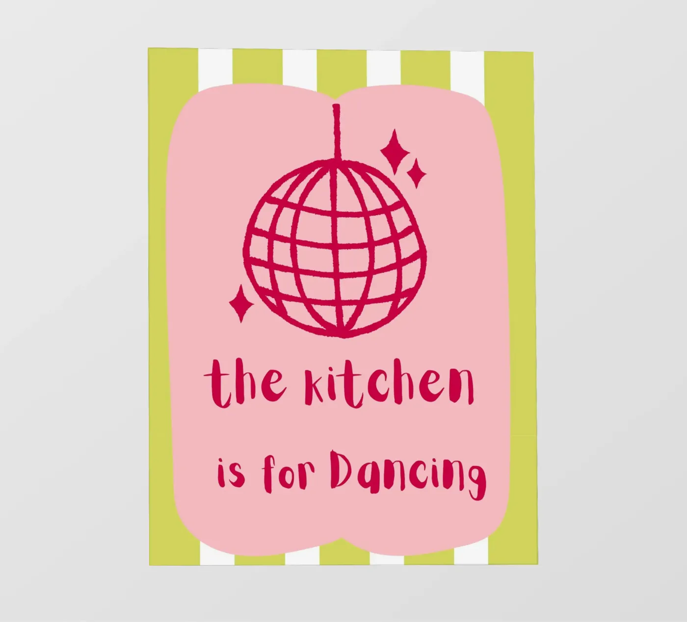 the kitchen is for Dancing pellicola backlit da ramosashop