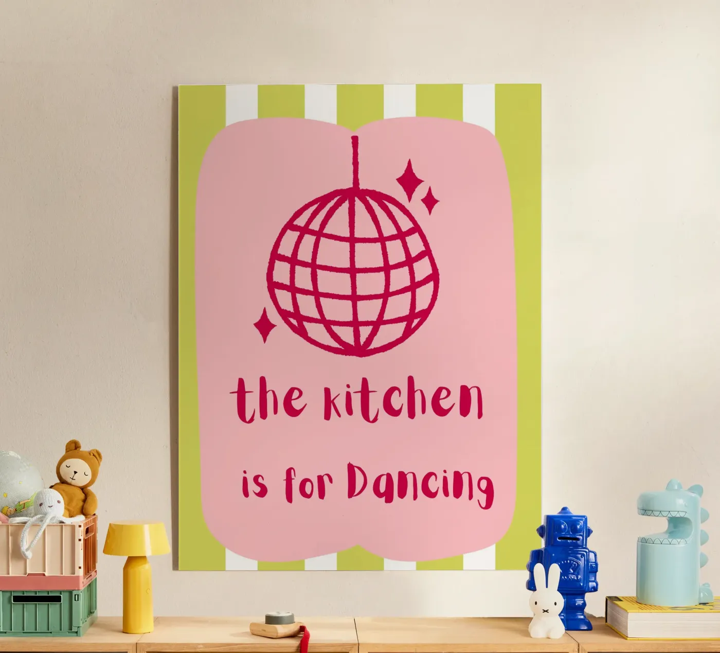 the kitchen is for Dancing plexiglas de ramosashop