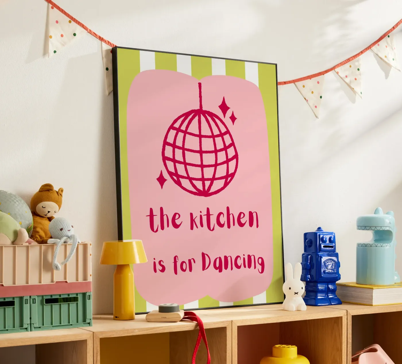 the kitchen is for Dancing alluminio dibond da ramosashop