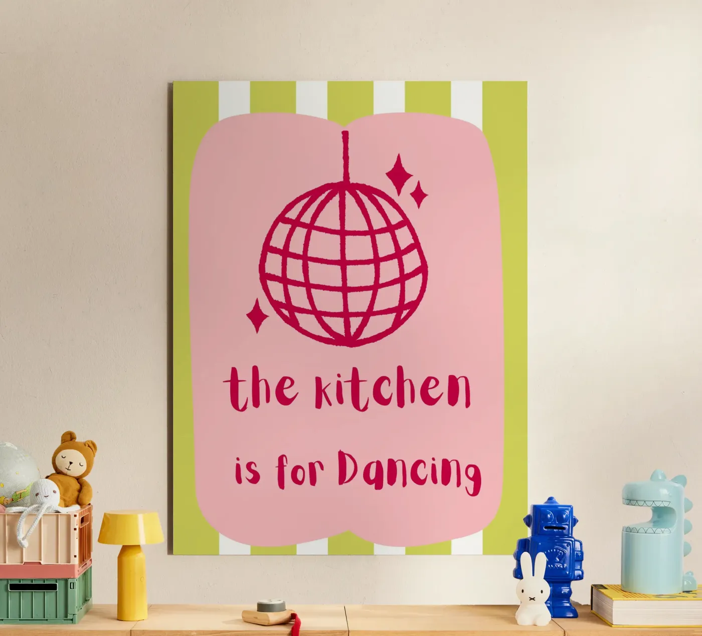 the kitchen is for Dancing alluminio dibond da ramosashop