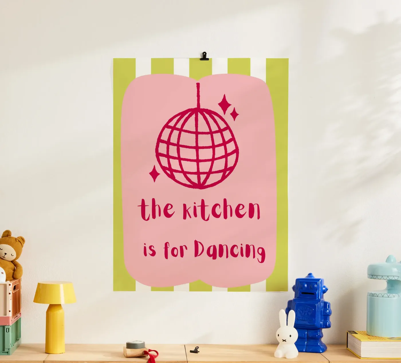 the kitchen is for Dancing poster da ramosashop