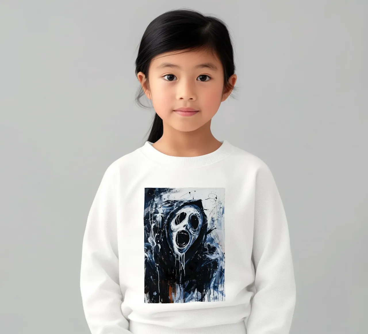 Ghostface From Scream felpa bambino da FreeArtStudio