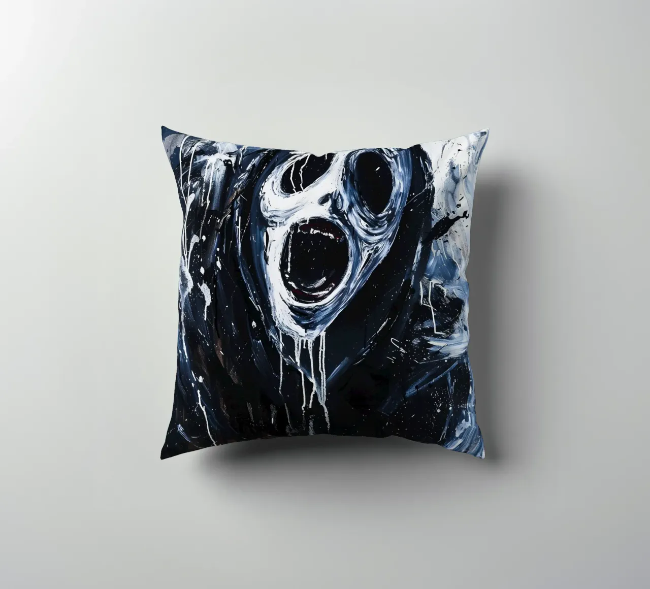 Ghostface From Scream cuscino da FreeArtStudio