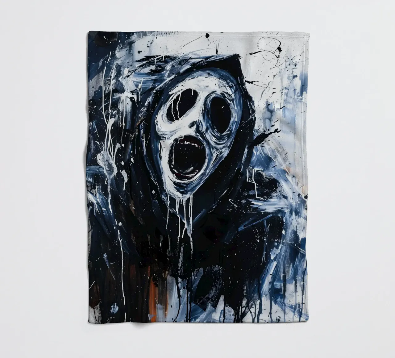 Ghostface From Scream coperta in pile da FreeArtStudio