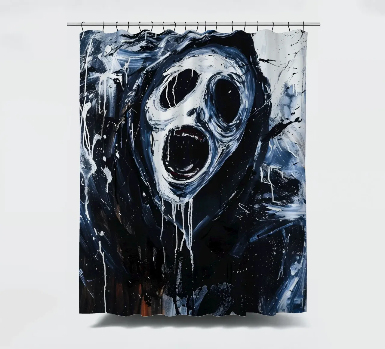Ghostface From Scream tenda da doccia da FreeArtStudio