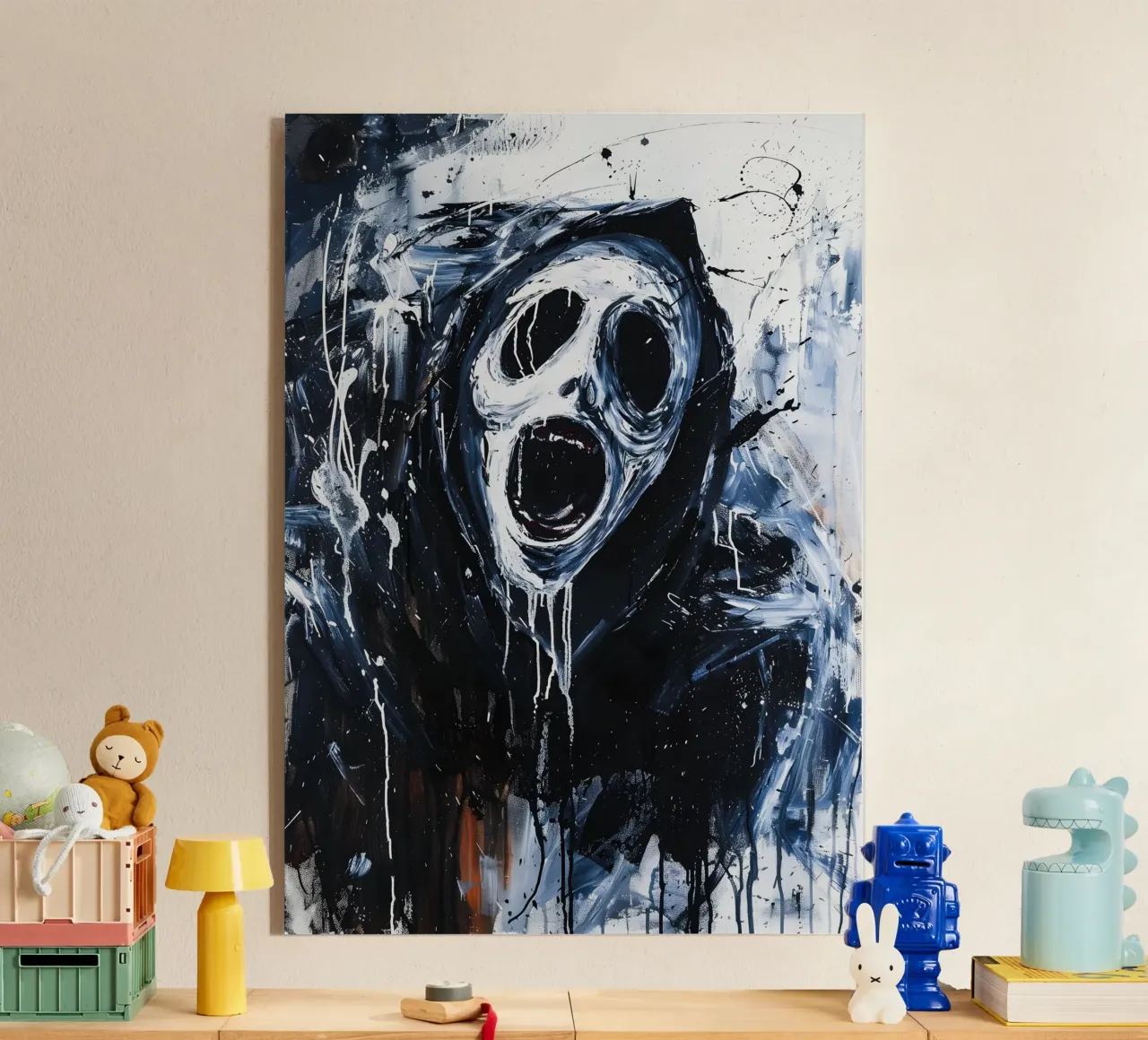 Ghostface From Scream plexiglass da FreeArtStudio