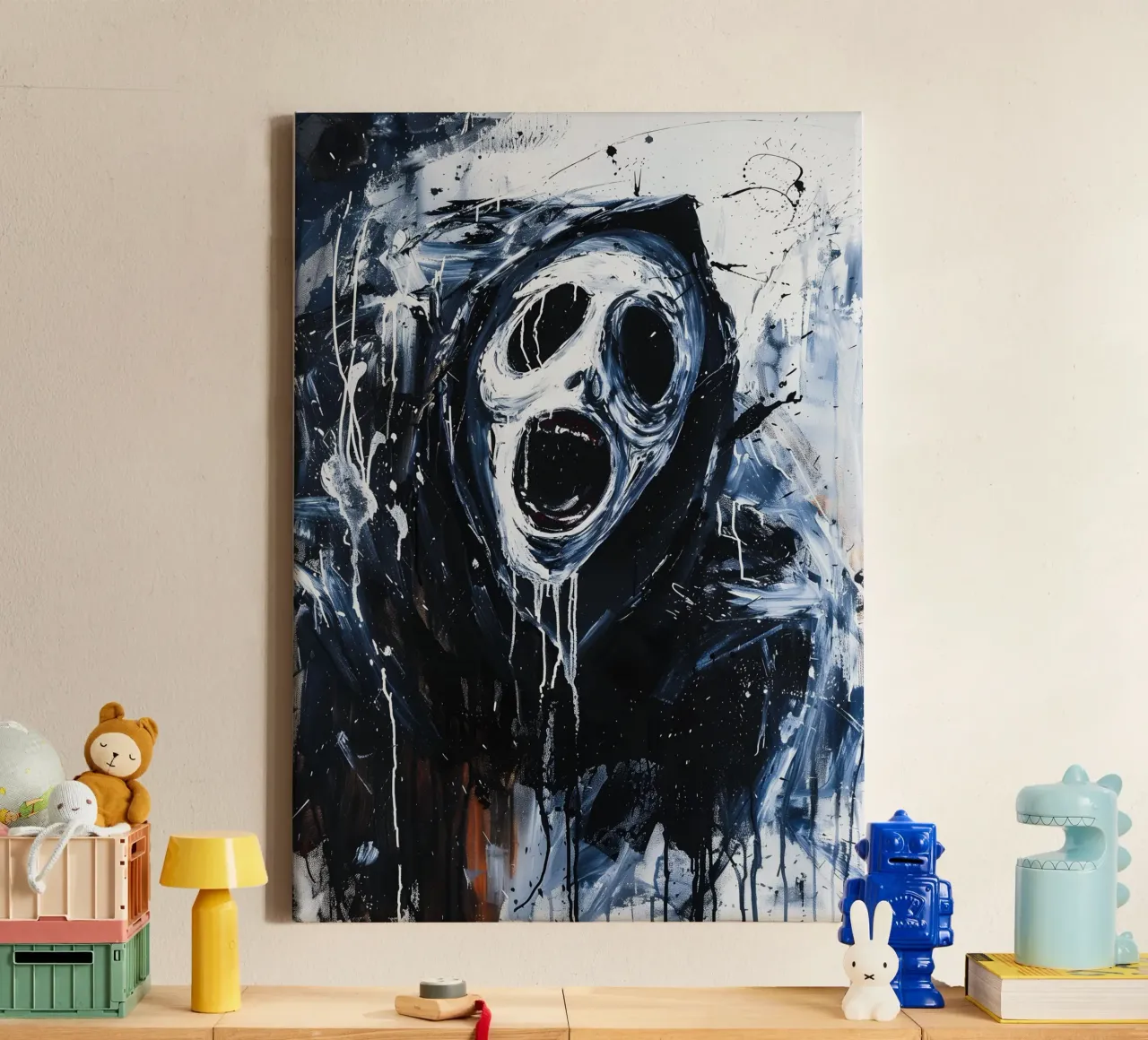 Ghostface From Scream canvas by FreeArtStudio
