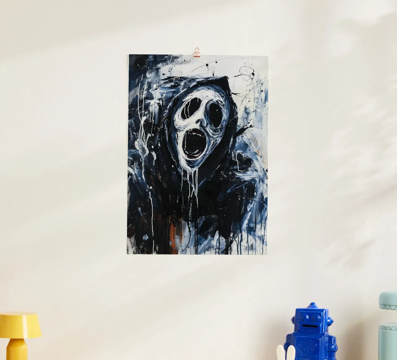 Ghostface From Scream carta hahnemühle da FreeArtStudio