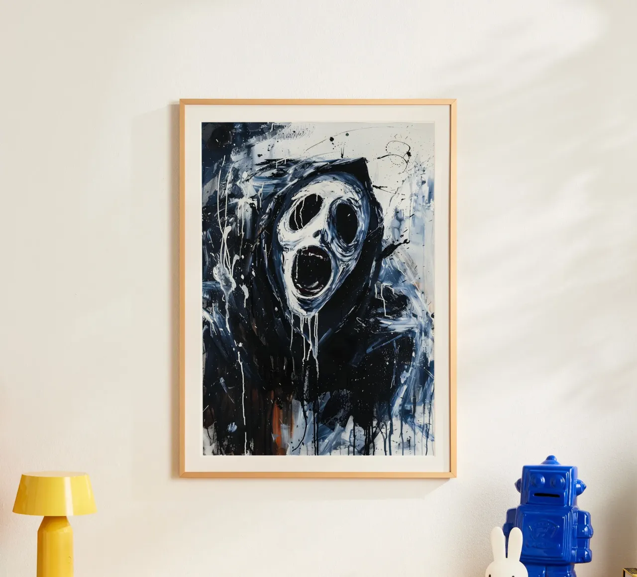Ghostface From Scream carta hahnemühle da FreeArtStudio