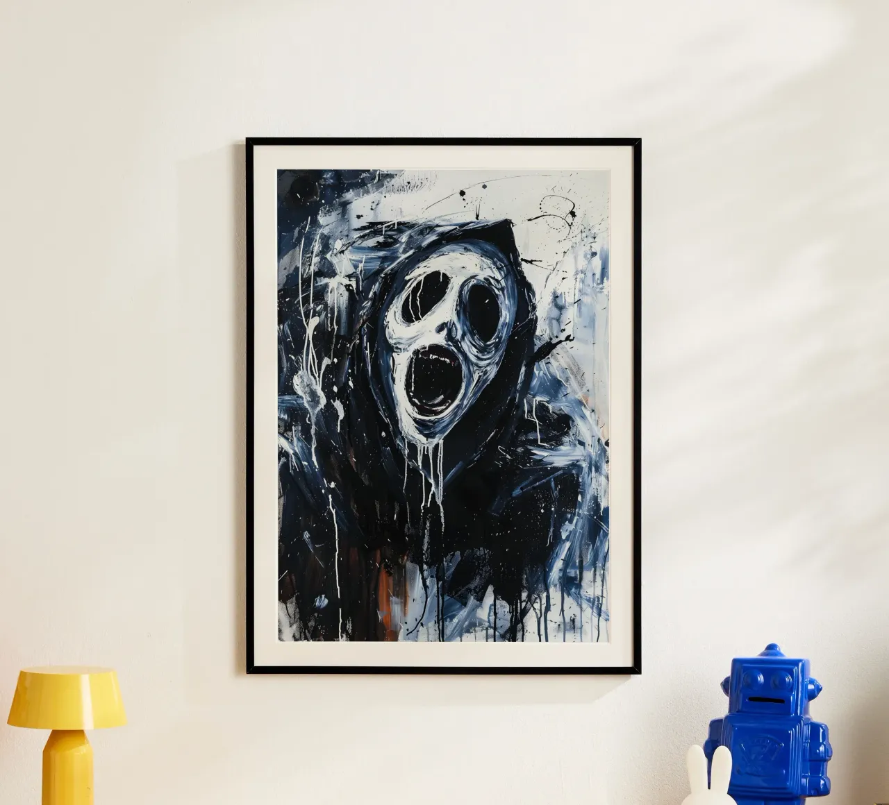 Ghostface From Scream carta hahnemühle da FreeArtStudio