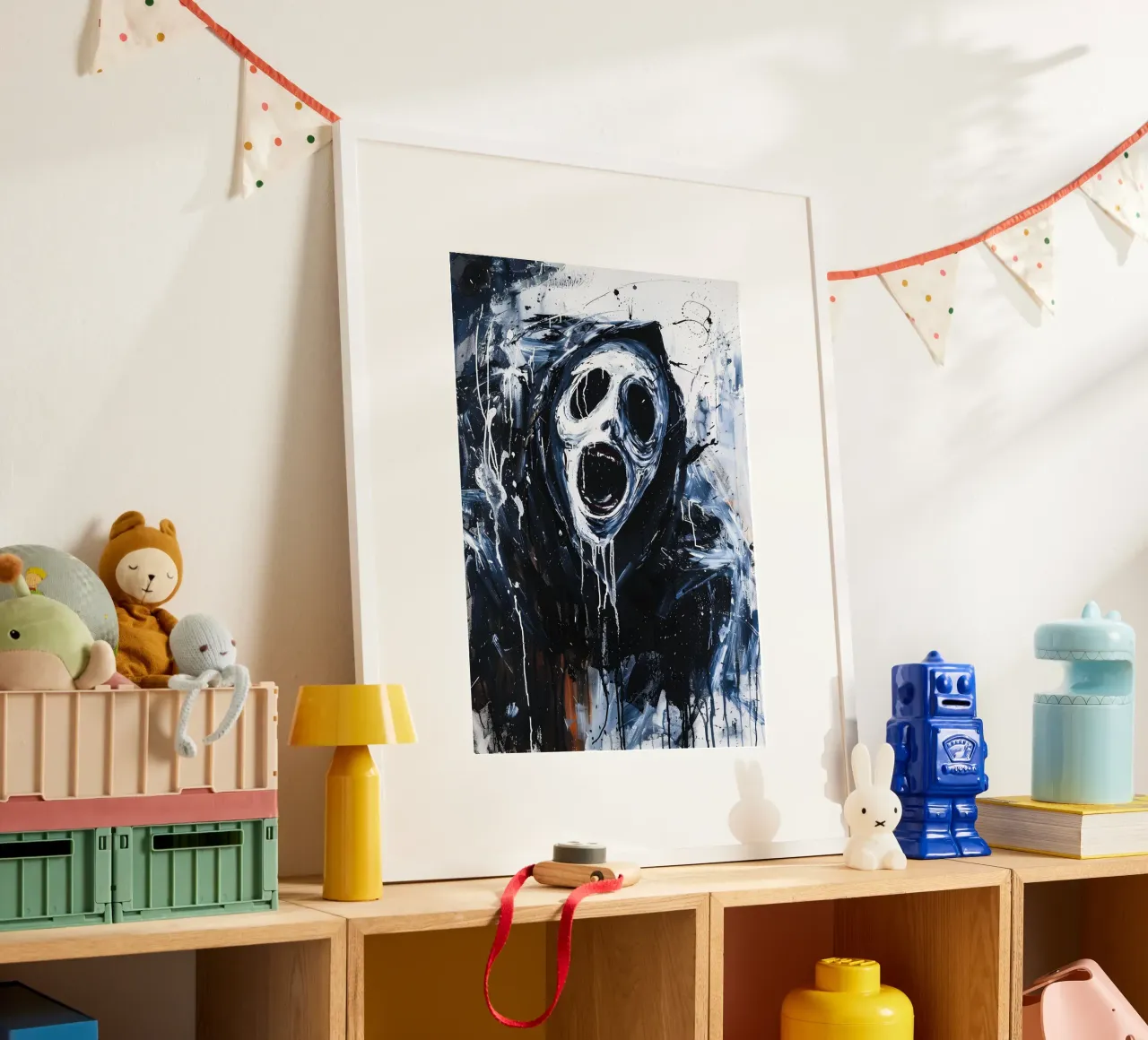 Ghostface From Scream carta hahnemühle da FreeArtStudio