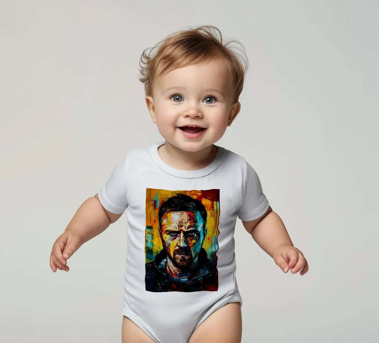 Jesse Pinkman From Breaking Bad body neonato maniche corte da FreeArtStudio