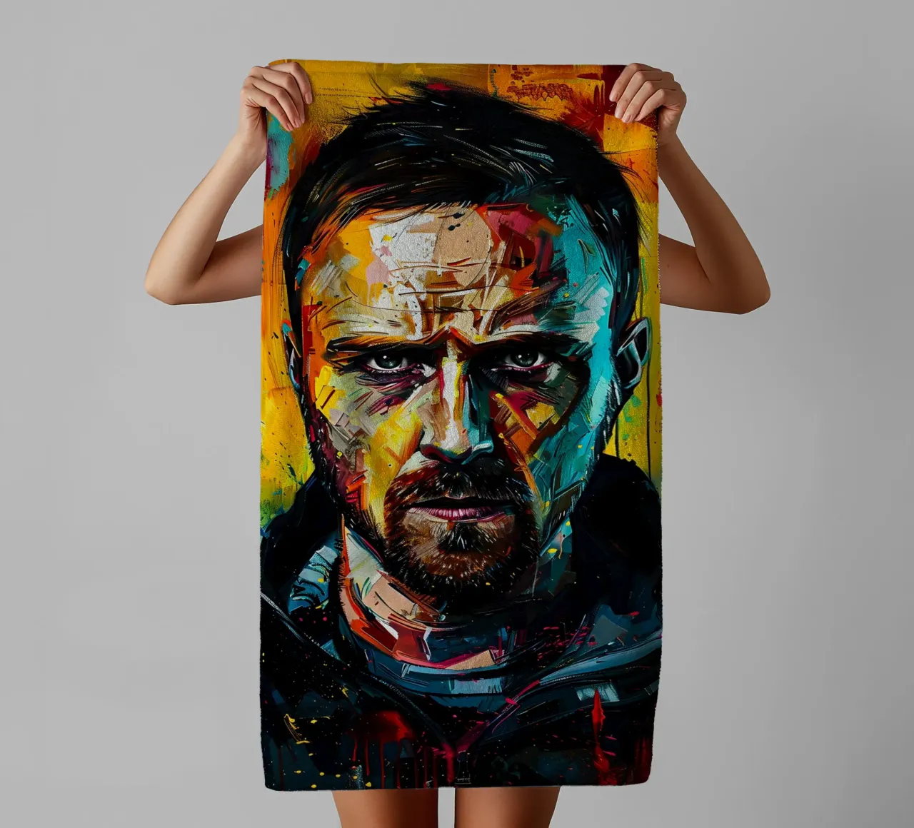 Jesse Pinkman From Breaking Bad asciugamano da bagno da FreeArtStudio