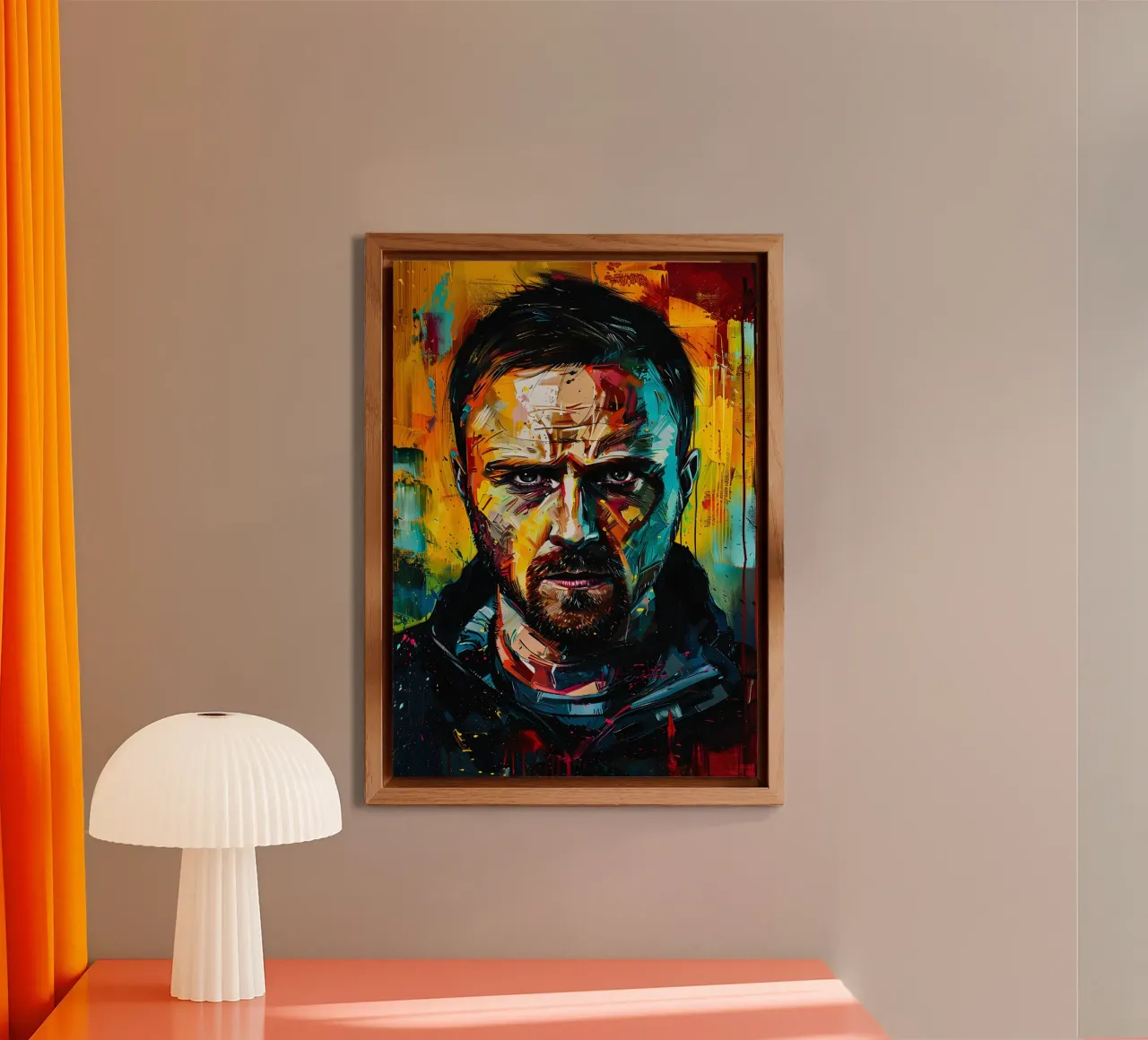 Jesse Pinkman From Breaking Bad alluminio dibond da FreeArtStudio