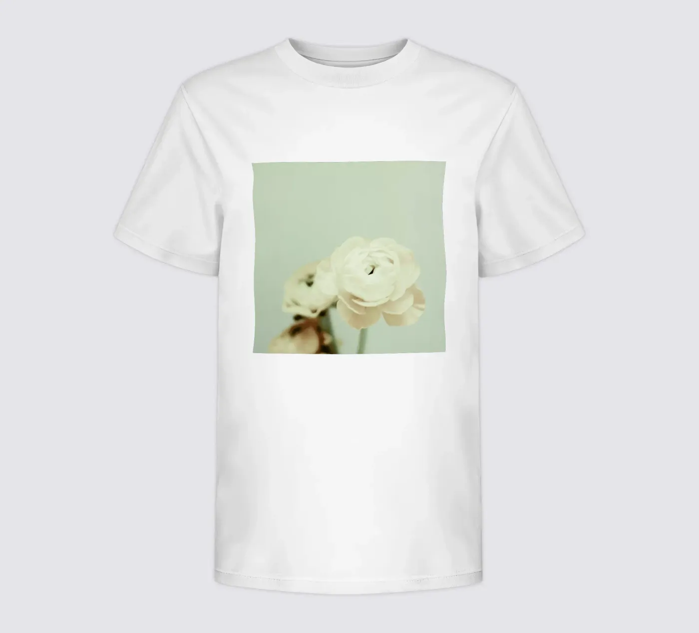 Cream kinder t-shirt van Morgan Kendall