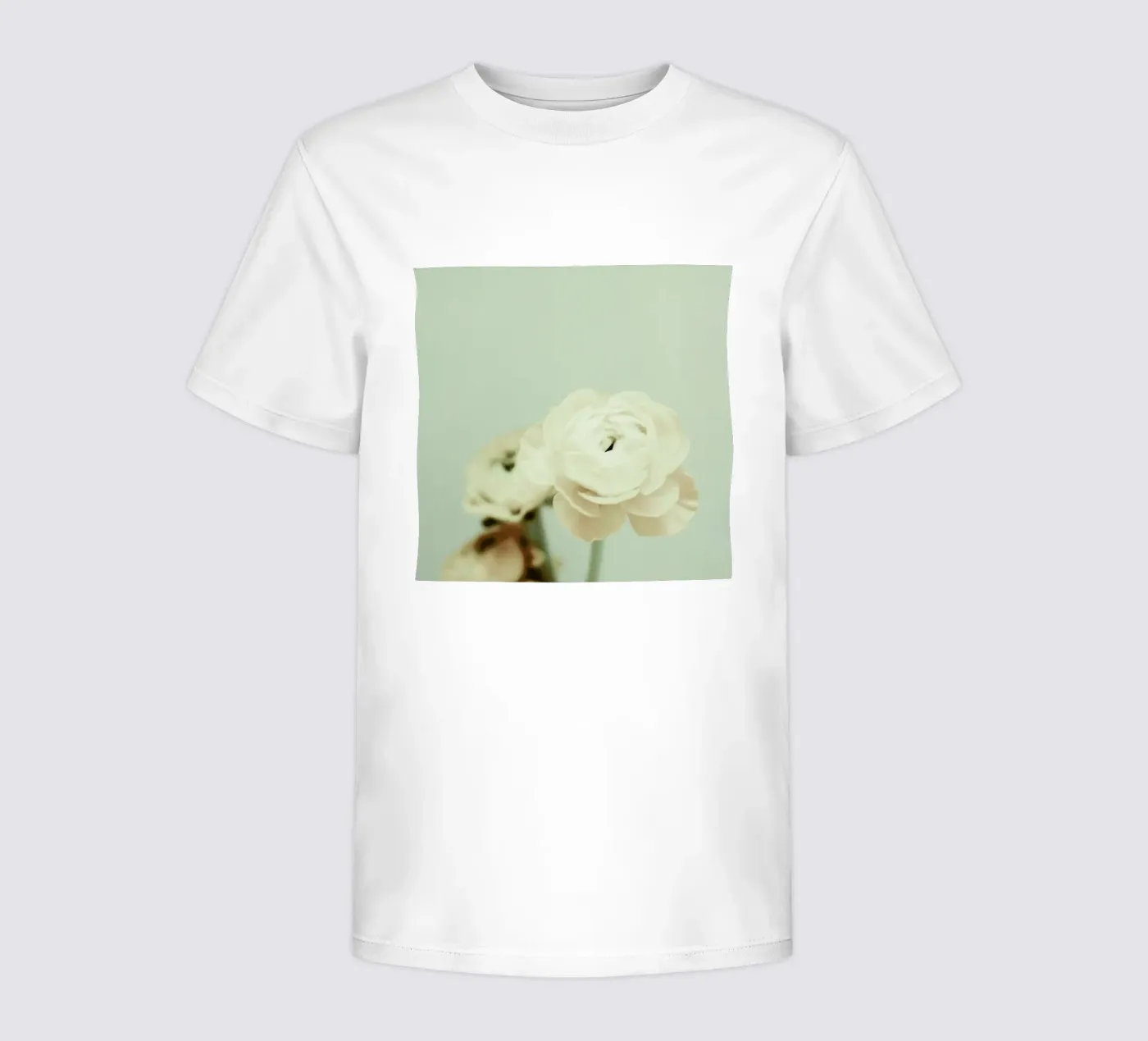 Cream kinder t-shirt van Morgan Kendall