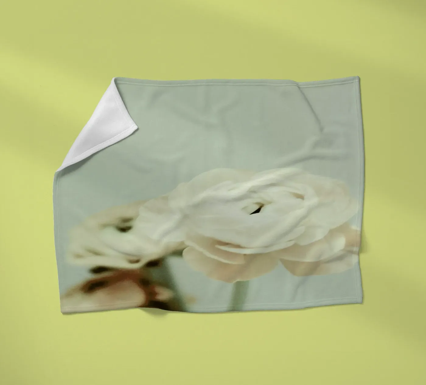 Cream Fleecedecke von Morgan Kendall