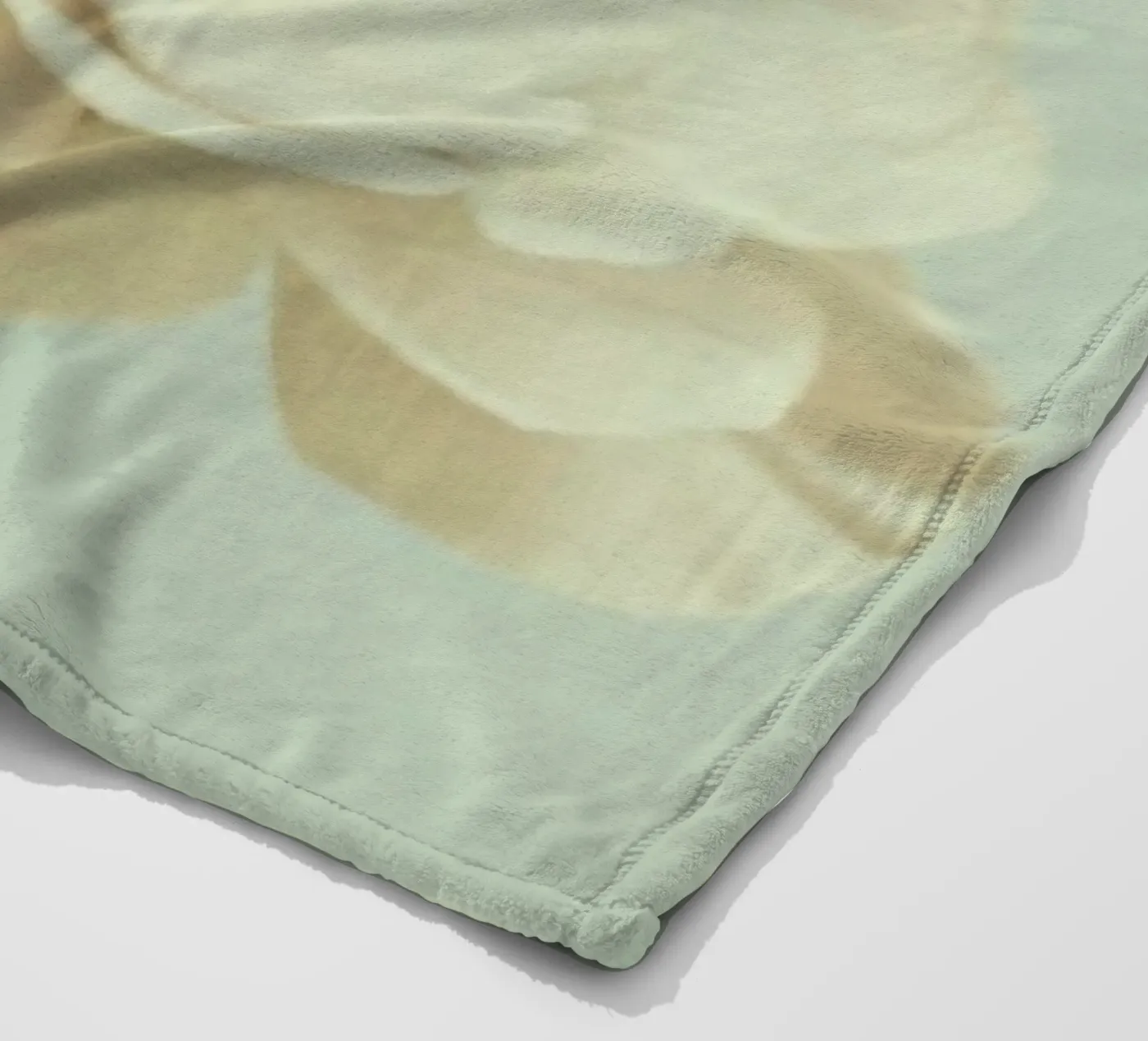 Cream fleecedeken van Morgan Kendall