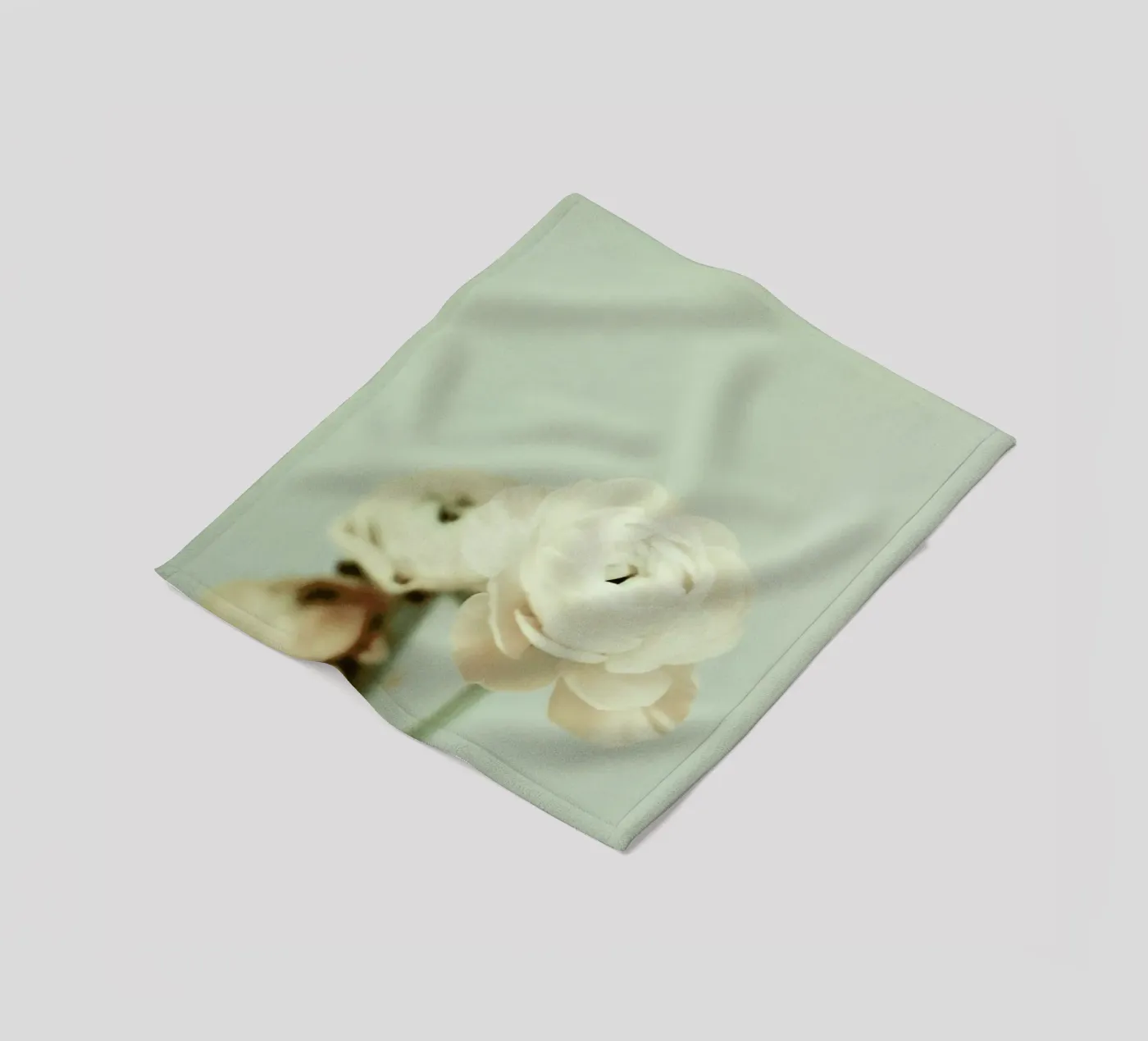 Cream fleecedeken van Morgan Kendall