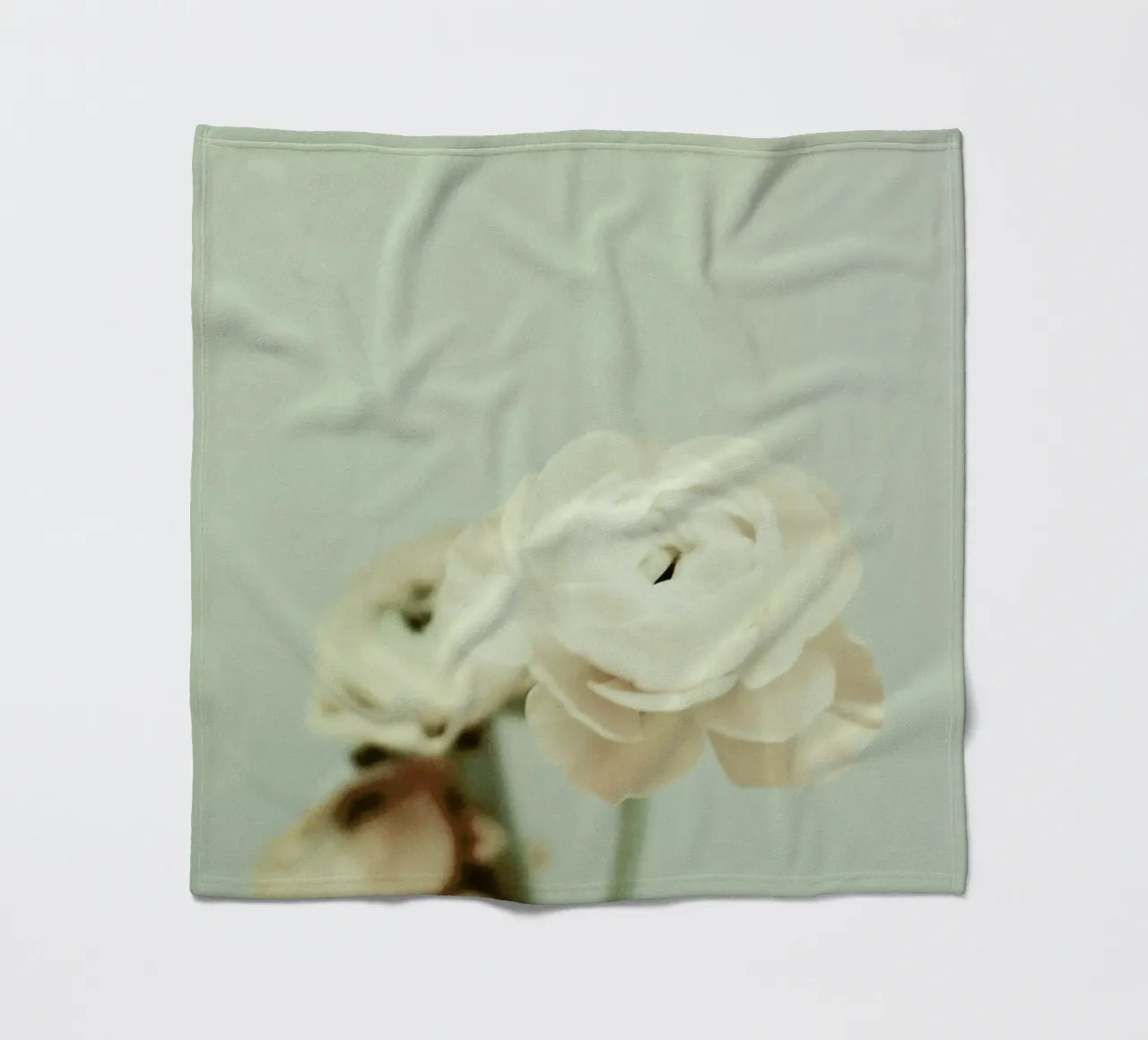 Cream fleecedeken van Morgan Kendall