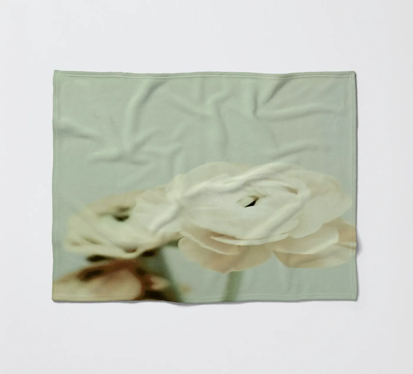 Cream fleecedeken van Morgan Kendall