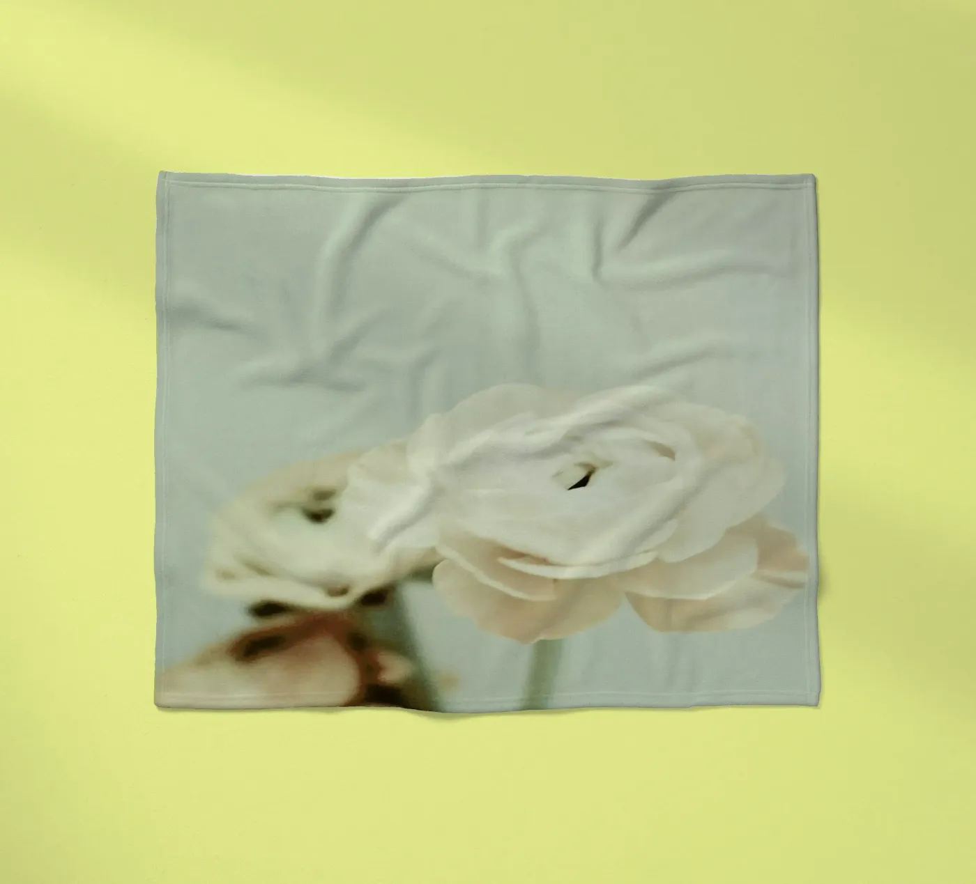 Cream fleecedeken van Morgan Kendall