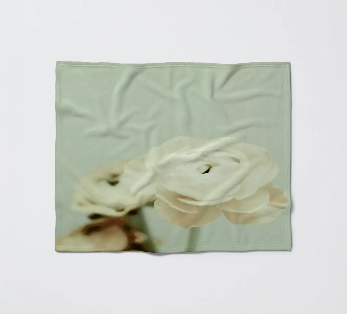 Cream fleecedeken van Morgan Kendall