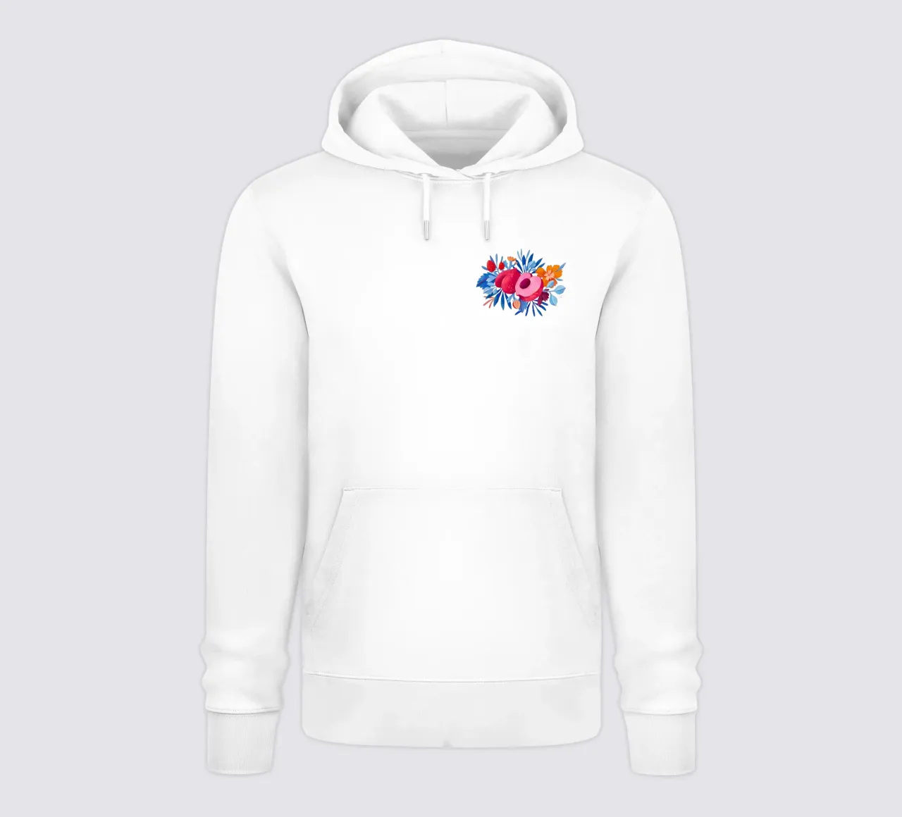 Jardín en llamas - Composición de melocotón sudadera con capucha de The Artcircle