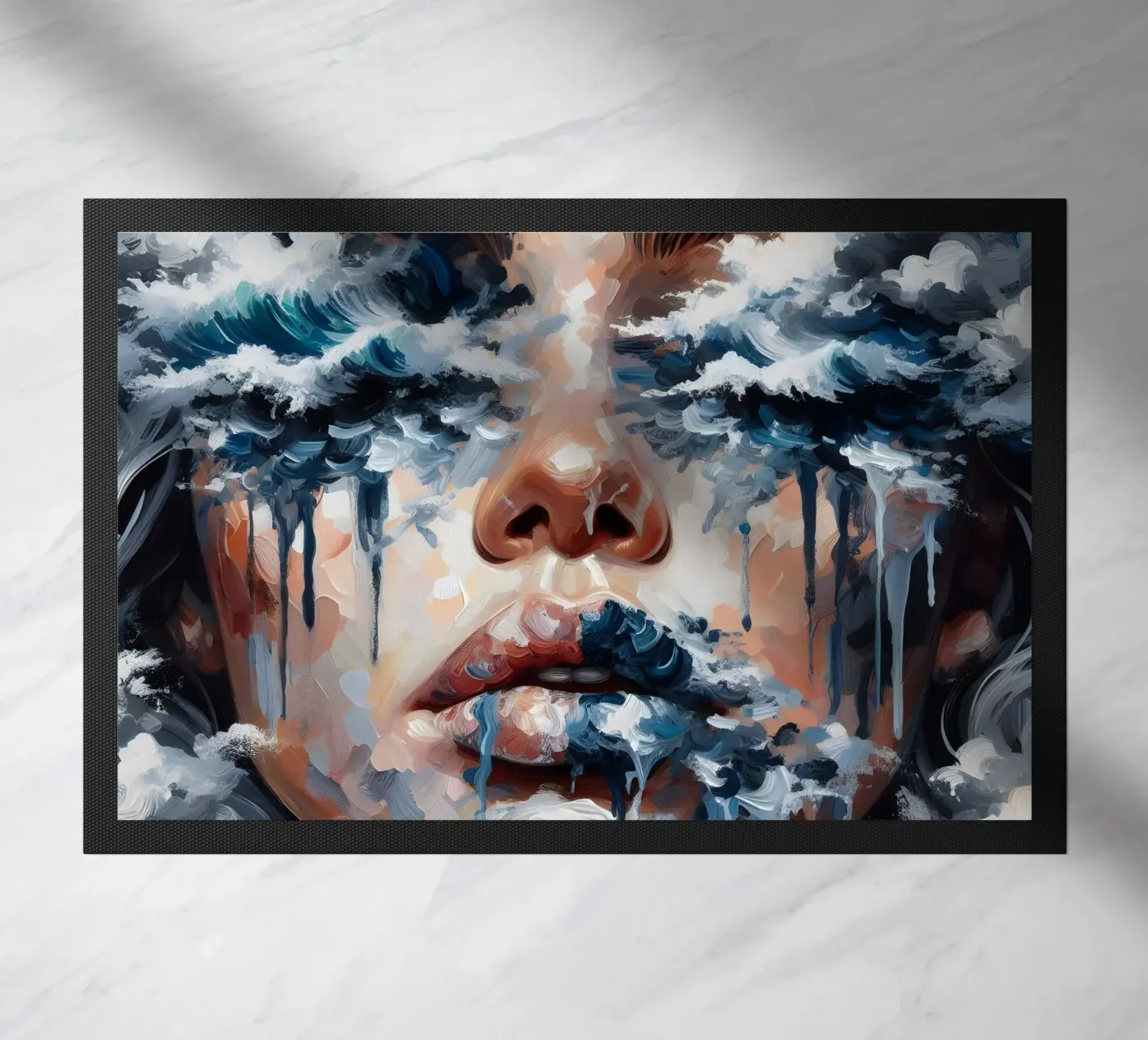 TIDAL WAVE doormat by ARTOMATIC